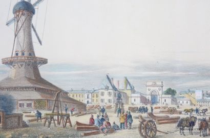 null MERCEREAU Charles (1822-1864) d'après
Port militaire de Rochefort : Le moulin...