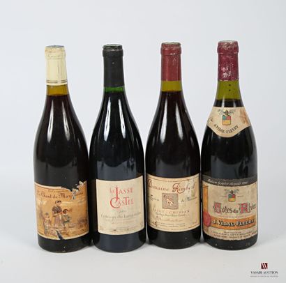 null Lot de 4 blles comprenant :		
1 bouteille	CÔTES du RHÔNE mise Vidal Fleury		NM
1...