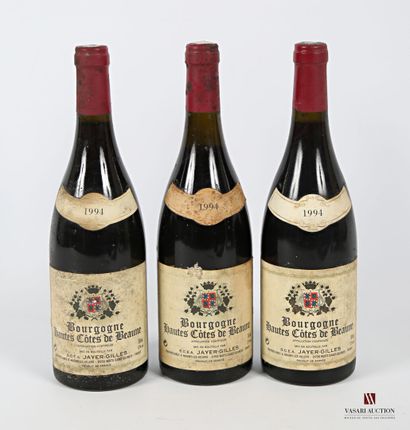 null 3 bouteilles	BOURGOGNE Htes Côtes de Beaune mise Jayer-Gilles Prop.		1994
	Et....