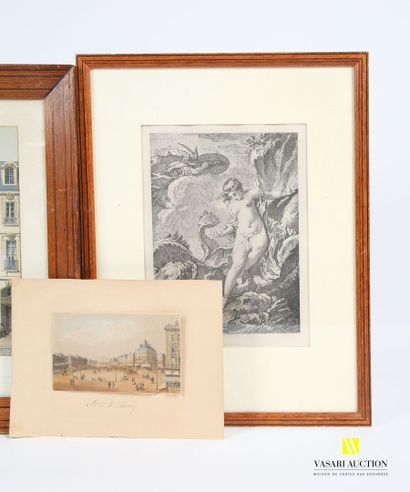 null Lot of reproductions including :
- Bordeaux, view of the Caillau gate - 34,5...