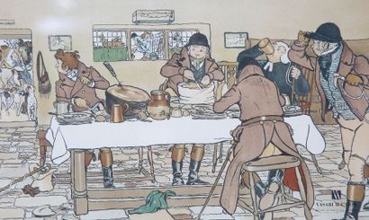 null ALDIN Cecil (1870-1935) d'après
The hunt supper - The hunt breakfast
Deux reproductions...