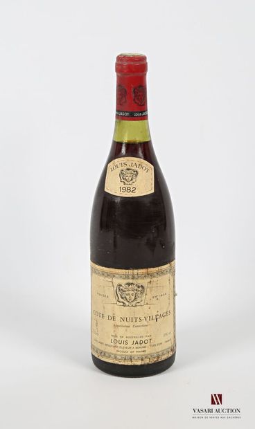 null 1 bouteille	CÔTE DE NUITS VILLAGES mise L. Jadot		1982
	Et. fanée et tachée....