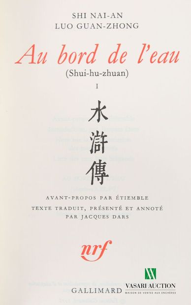 null [LA PLEIADE] 
Shi Nai-an Luo Guan-zhong - Au bord de l'eau I et II (Shui-hu-zhuan)...