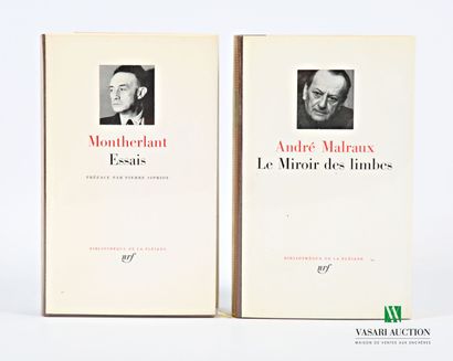null [LA PLEIADE] 
Lot comprenant cinq volumes :
- MONTHERLAND - Essais Préface par...