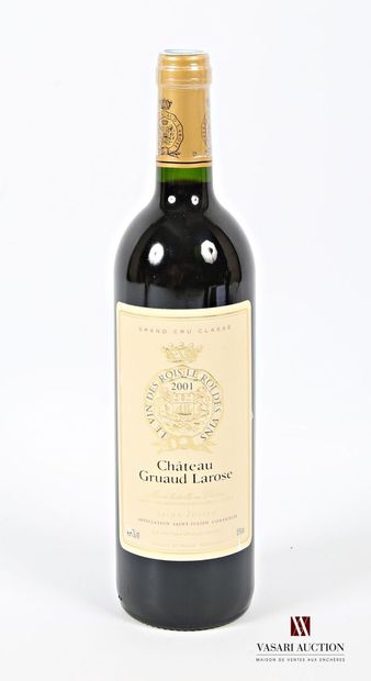 null 1 bouteille	Château GRUAUD LAROSE	St Julien GCC	2001
	Et. avec 4 points d'usure....