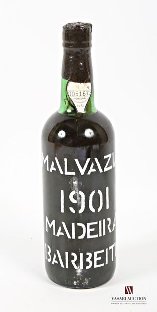 null 1 bouteille	MADEIRA Malvazia mise Vinhos Barbeito		1901
	Mis en blle en Octobre...