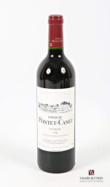 1 bouteille	Château PONTET CANET	Pauillac...