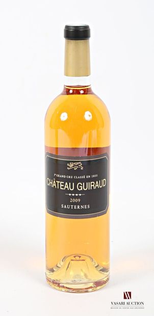 null 1 bouteille	Château GUIRAUD	Sauternes 1er GCC	2009
	Et. impeccable. N : mi/bas...