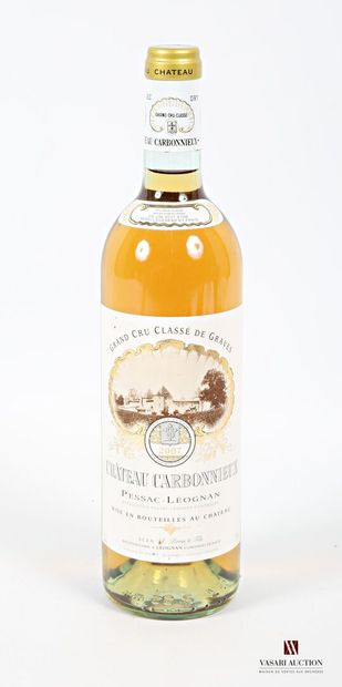 null 1 bouteille	Château CARBONNIEUX	Graves GCC blanc	2007
	Et. à peine tachée. N...