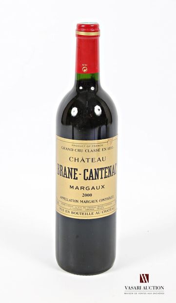 1 bouteille	Château BRANE CANTENAC	Margaux...