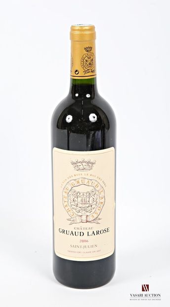 null 1 bouteille	Château GRUAUD LAROSE	St Julien GCC	2006
	Et. à peine tachée. N...