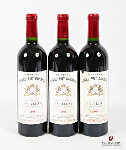 3 bouteilles	Château GRAND PUY DUCASSE	Pauillac...