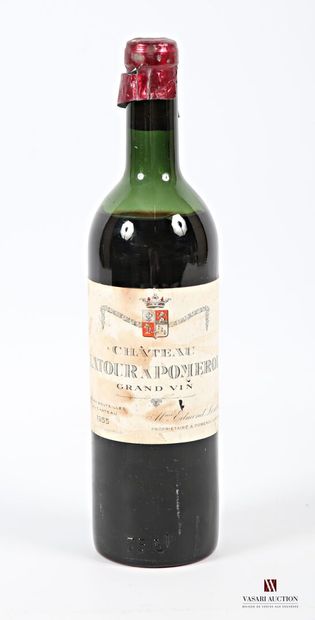 null 1 bouteille	Château LATOUR A POMEROL	Pomerol	1955
	Et. tachée (quelques petits...