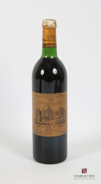 null 1 bottle Château d'ISSAN Margaux GCC 1983
	And. a little faded and a little...