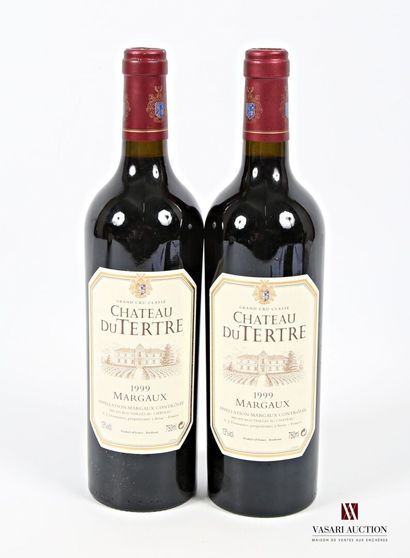 2 bouteilles	Château du TERTRE	Margaux GCC	1999
	Et....