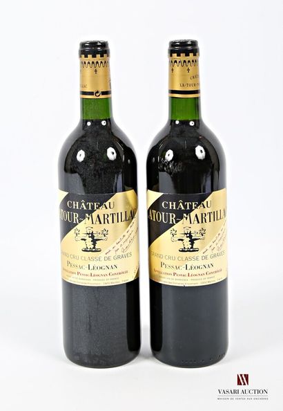 null 2 bouteilles	Château LATOUR MARTILLAC	Graves GCC	1998
	Et. à peine tachées....