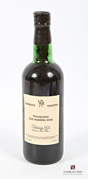 null 1 bouteille	MADEIRA Malvazia mise Vinhos Barbeito		1901
	Mis en blle en Octobre...