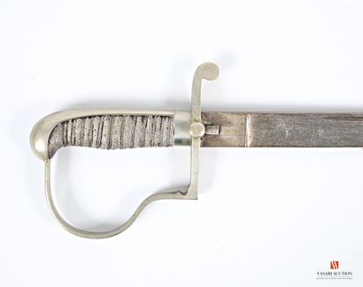 null German short sword, straight blade of 51 cm, signed Carl Eickhorn Solingen,...