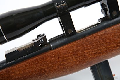 null Carabine à verrou J. Gaucher Saint-Etienne calibre 22 long rifle, canon rayé/fileté...