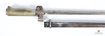 null Épée-baïonnette LEBEL modèle 1886 M15, lame cruciforme, poignée maillechort,...