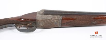 null Fusil de chasse hammerless MEUNIER calibre 12-65, canons juxtaposés de 66 cm,...