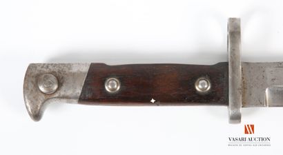 null German bayonet Mauser model 71/84, straight blade of 25,3 cm, with flat back...