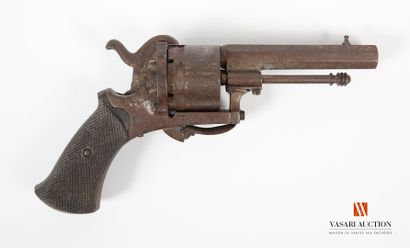 Revolver à broche calibre 7 mm, canon octogonal,...