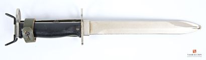 null Bayonet of MAS 49-56, model for the flag guard, chrome blade, black plastic...