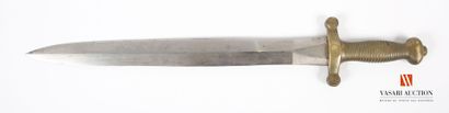 null Glaive d'infanterie modèle 1831, belle lame de 48 cm, poinçonnée et frappée...