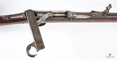 null Fusil d'essai DEPREZ breveté à Liège, calibre 11 mm à percussion centrale, système...
