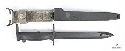 null Bayonet of FAMAS, black bronzed blade, black plastic handle and scabbard, LT...