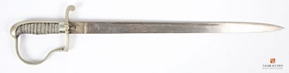 null German short sword, straight blade of 51 cm, signed Carl Eickhorn Solingen,...