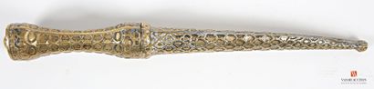 null Khandjar Ottoman "Enveriye" (dague d'honneur), lame légèrement courbe de 18,5...
