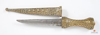 null Khandjar Ottoman "Enveriye" (dague d'honneur), lame légèrement courbe de 18,5...