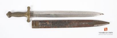 null Glaive d'infanterie modèle 1831, belle lame de 48 cm, poinçonnée et frappée...