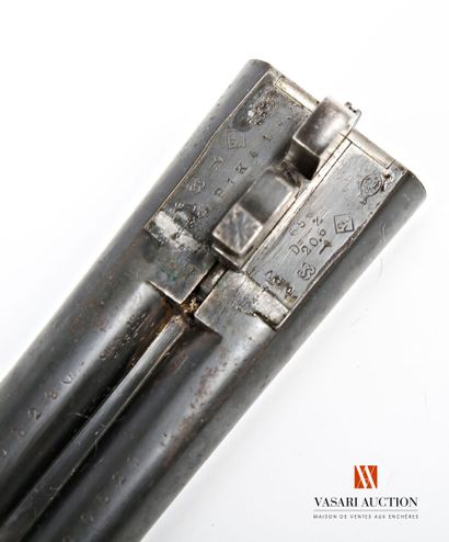 null Fusil de chasse hammerless fabrication artisan belge calibre 12/65, canons juxtaposés...