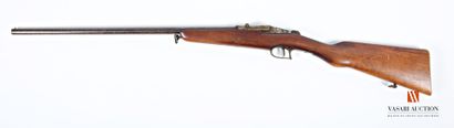 null Carabine de chasse mono coup type Warnant calibre 12 mm, canon de 65 cm, usures,...