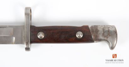 null German bayonet Mauser model 71/84, straight blade of 25,3 cm, with flat back...