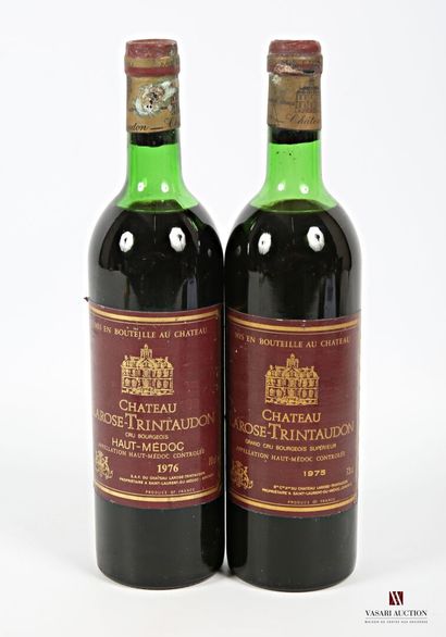null 2 bouteilles	Château LAROSE TRINTAUDON	Haut Médoc CB	
	1 blle de 1976, 1 blle...