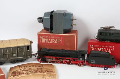 null Lot including a part of electric railway Minatrain (incomplete - sold as is)...