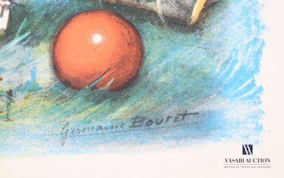 null BOURET Germaine (1907-1953), d'après
La corvée d'eau...
Lithographie en couleurs...