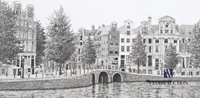 null VAN DER MEIJ Wim (1949)
Leidsegracht Herengracht
Eaux fortes
Monogrammée et...