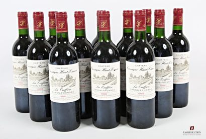 null 12 bouteilles	Château CASSAGNE Ht CANON LA TRUFFIÈRE	Canon Fronsac	1988
	Et.:...