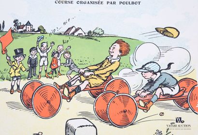 null POULBOT Francisque (1879-1946), d'après
Un nouveau sport : L'Auto-skiff
Reproduction...