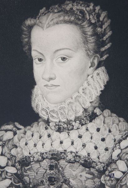 null CLOUET François (1516-1572) d'parès - MARTIN Renée (né en 1907) (graveur) d'après
Portrait...