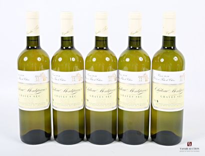null 5 bouteilles	Château MONTGRAVIER	Graves blanc	2019
	Présentation, niveau et...