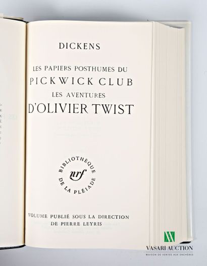 null [LA PLEIADE]
DICKENS - Les papiers posthumes du Pickwick Club Les aventures...
