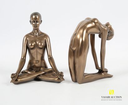 null VERONESE - BODY TALK
Deux figurines en résine figurant une femme en position...
