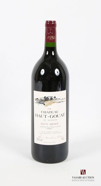 null 1 magnum	Château HAUT-GOUAT	Haut Médoc CB	1996
	Et. impeccable (1 léger accroc)....