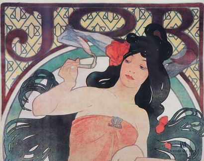 null MUCHA Alphonse (1860-1939), d'après 
Job - La Topaze
Deux reproductions en couleurs
56,5...